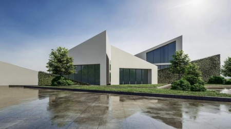 Maison cubique &agrave; Pierrepont, le style contemporain r&eacute;ussi